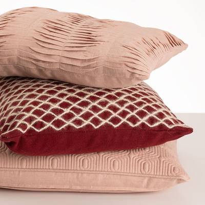 Sierkussen linnen Geo Deco