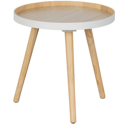 Sasha bijzettafel o41 cm hout honinggeel [fsc]