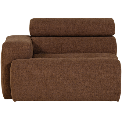Novi 1-zits element arm links boucle karamelbruin