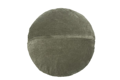 Rond kussen Ruffles fluweel 60 cm