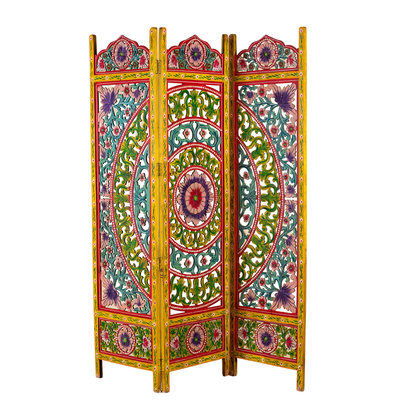 Niam - Handgesneden Mangohouten Roomdivider