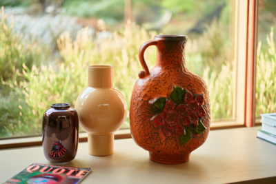 HKliving vaas Ceramic Cappuccino M