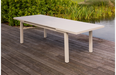 Uitschuifbare Tuintafel