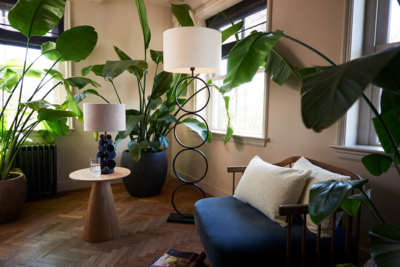 Vloerlamp Capri zwart