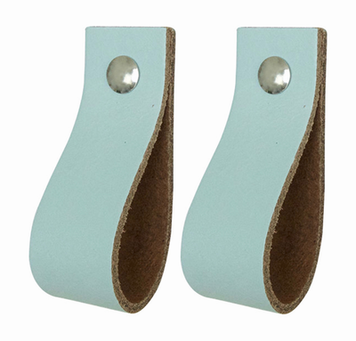 Leren handgrepen - De lus - maat XS | set van 2 - incl. 4 schroefjes