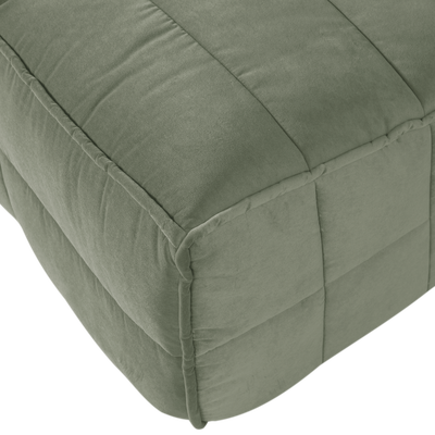 Cluster eetbankje met rugleuning boucle khaki bruin