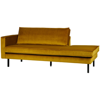 Rodeo daybed links structure velvet brass