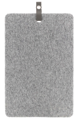 Memo prikbord Wolvilt licht grijs 40x60cm