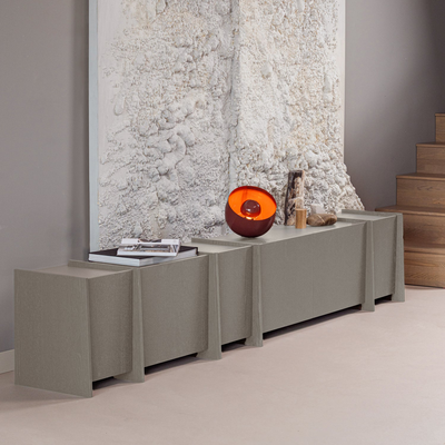 Brock tv meubel 102 cm essen fineer middenbruin [fsc]