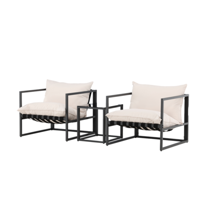 Tuin loungeset Ebba 3-delig