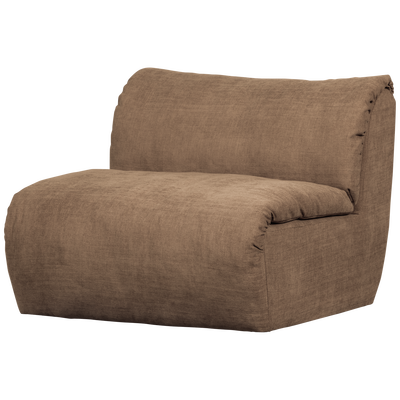 Baggy 1-zits element geweven chenille oudroze
