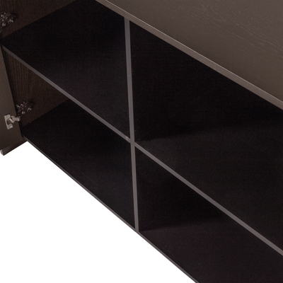 Brock dressoir 200 cm essen fineer warmgrijs [fsc]