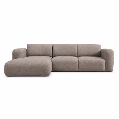 Riva Hoekbank Bruin, Chaise Longue