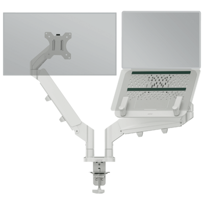 Dubbele monitor- en laptoparm Leitz Ergo