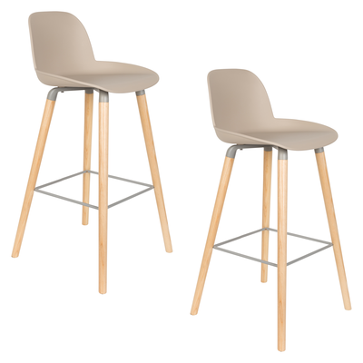 Zuiver Albert Kuip Barkruk 75 cm - Set van 2