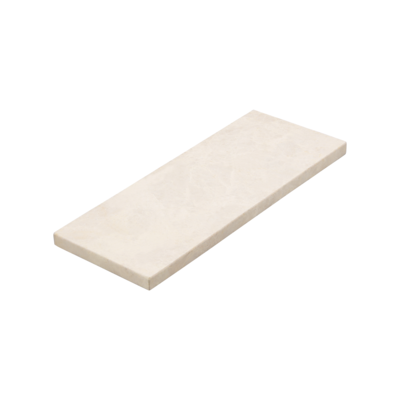 Marmer dienblad S 10x25cm - beige