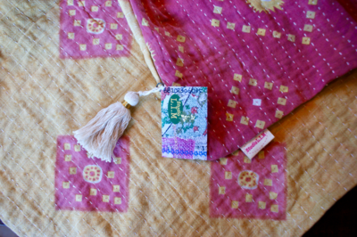 Kussen Kantha vintage 50x70 cm