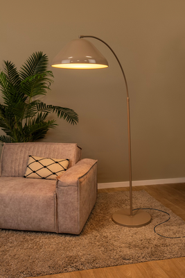 Andres vloerlampen taupe en beige
