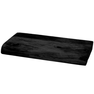 Wandplank Pure zwart mangohout