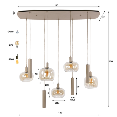 Hanglamp Serendipity 9
