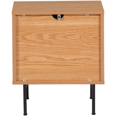 Tours ladekast/nachtkastje 2 lades melamine/mdf naturel