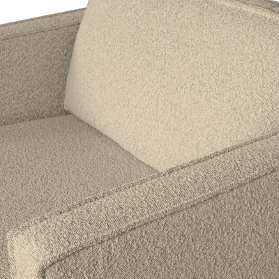 Rodeo fauteuil structure velvet frost