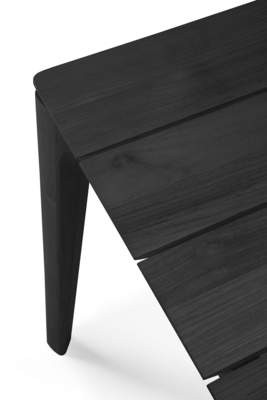 Ethnicraft - Outdoor - Teak Bok tuintafel - zwart