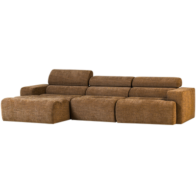 Novi chaise longue bank links oranje melange