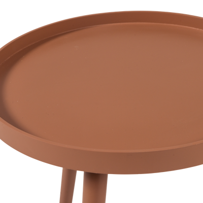 Sasha bijzettafel o41 cm hout honinggeel [fsc]