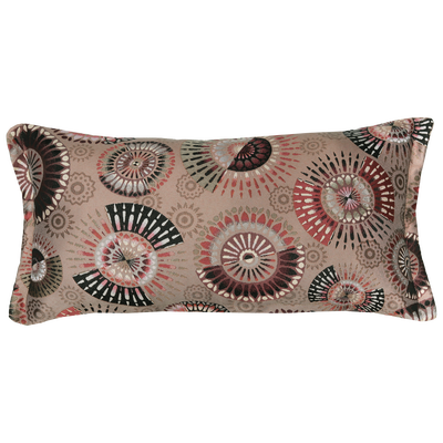 Kussen funky mandela taupe