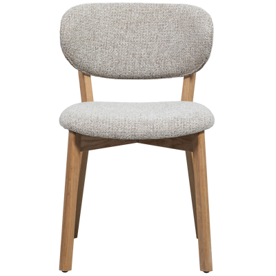 Udar eetkamerstoel naturel met houten frame naturel