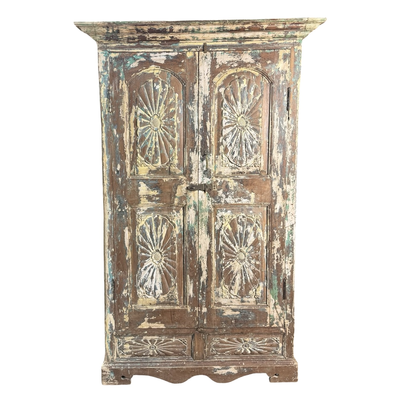 kast 2 deur 2 la snijwerk uniek