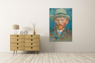 Canvas schilderij Amandelbloesem van Van Gogh