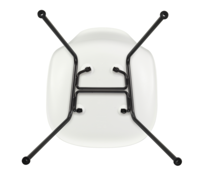 Vitra stoel Eames DSX Basic Dark onderstel