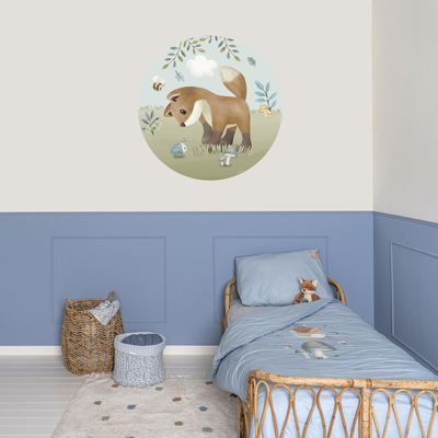 Behangcirkel Forest Friends Groen (100cm)
