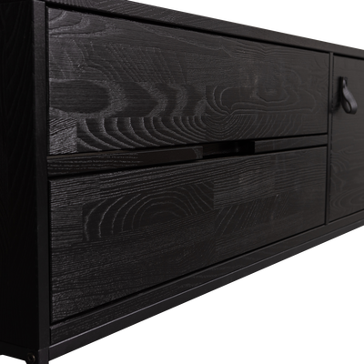 Silas tv meubel 120 cm grenen dust [fsc]