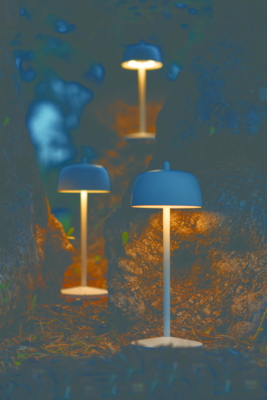 Zafferano tafellamp Circe oplaadbaar