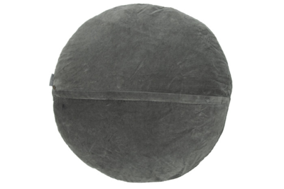 Rond kussen Ruffles fluweel 60 cm