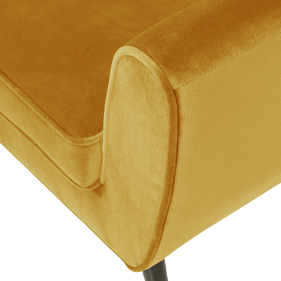 Rocco fauteuil velvet off white [fsc]