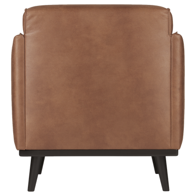 Statement fauteuil met arm chenille velvet perzikroze