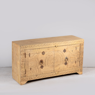 Ayra - Handgesneden Teakhouten Dressoir