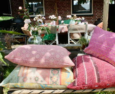 Kussen Kantha vintage 50x70 cm