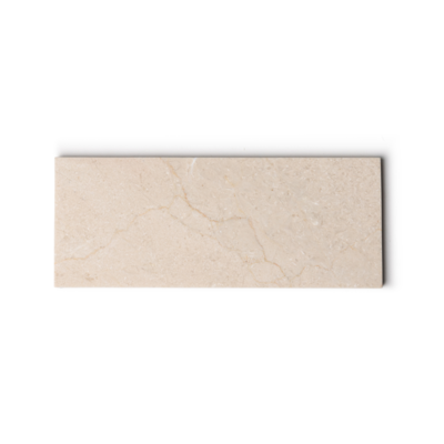 Marmer dienblad S 10x25cm - beige