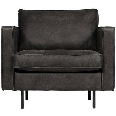 Rodeo classic fauteuil ribstof roestbruin