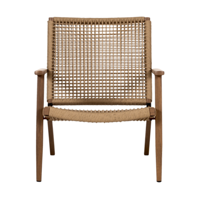 Rotan tuinstoel Dion - met armleuningen