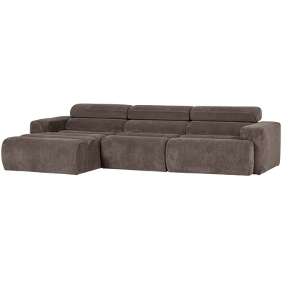 Novi chaise longue bank links oranje melange