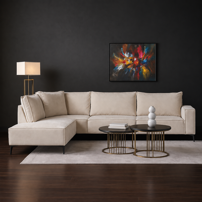 Hoekbank Mirello Beige