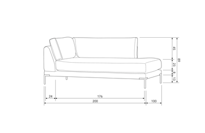 Lounge element Couple rechts