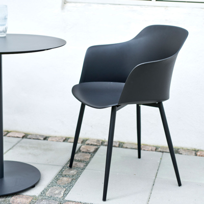 Ronde metalen tuintafel Sieb Ø70 xcm