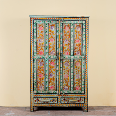 Siyan - Handbeschilderde Boho Kast 